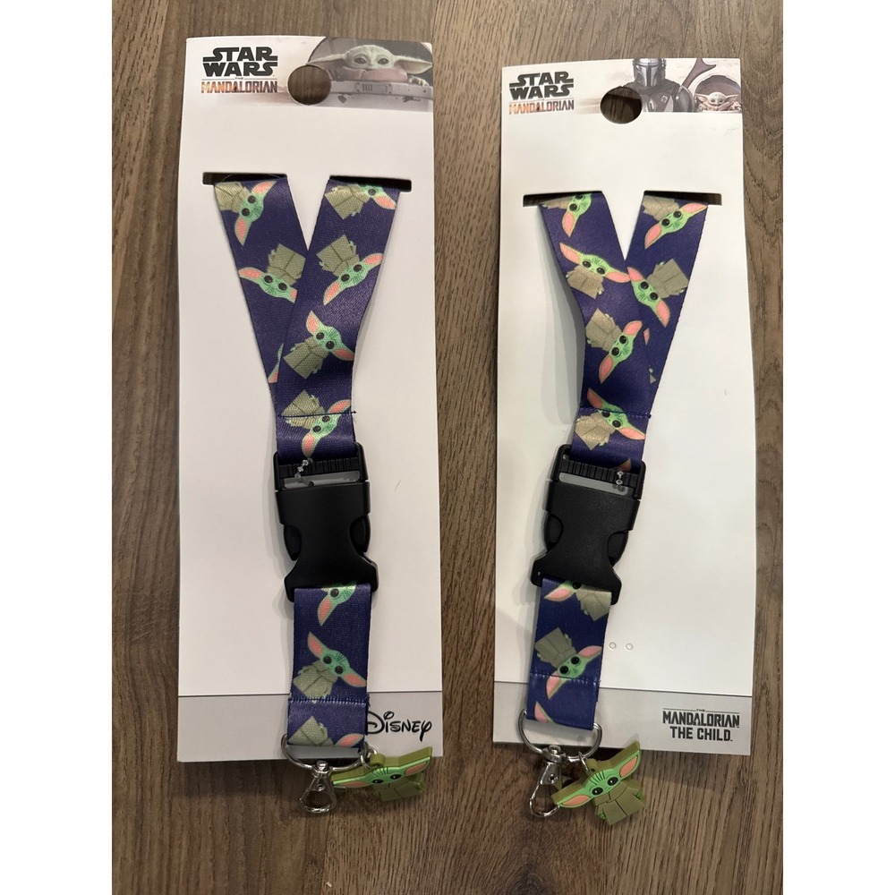 2 Star Wars Mandalorian Lanyards